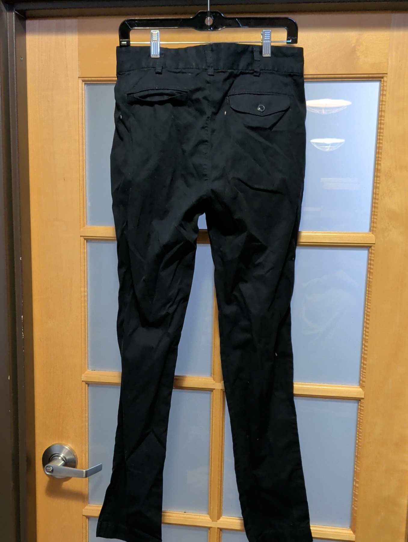 Men's Black Chino Pants - Classic Straight Fit — image 5 of 5